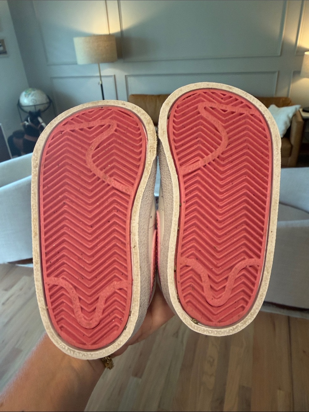 Nike Toddler Blazer Mid ‘77 White Pink High-Top Sneakers - Picture 5 of 5
